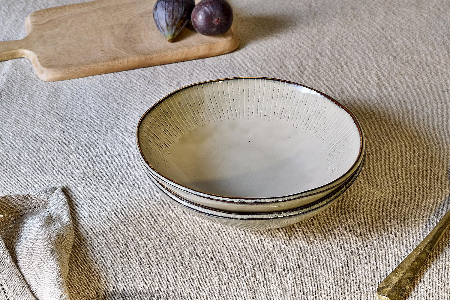 Nkuku - Malia Bowl - Cream