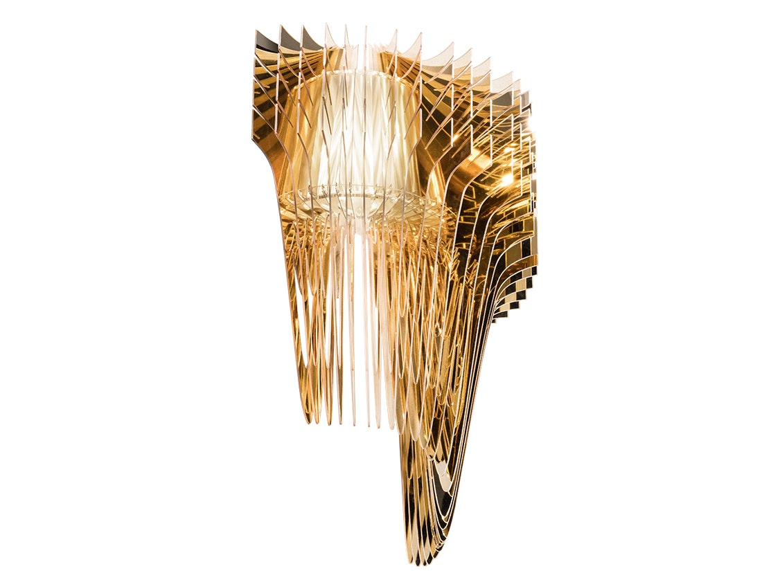 Slamp - Aria Applique Wall Lamp - Gold