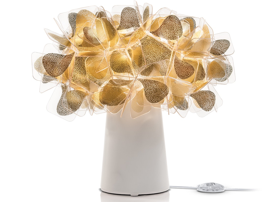 Slamp - Clizia Mama Non Mama Table Lamp - Gold/White