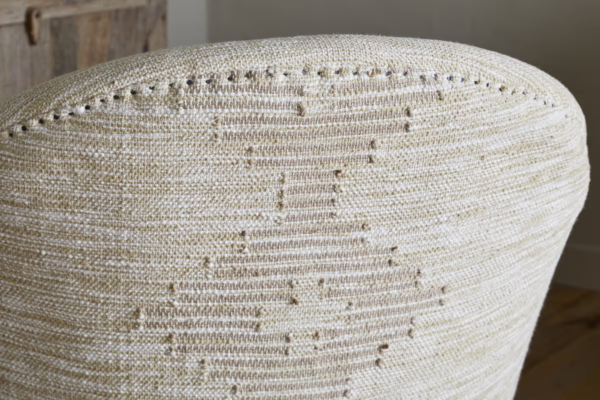 Nkuku - Aranya Cotton & Jute Occasional Chair - Natural