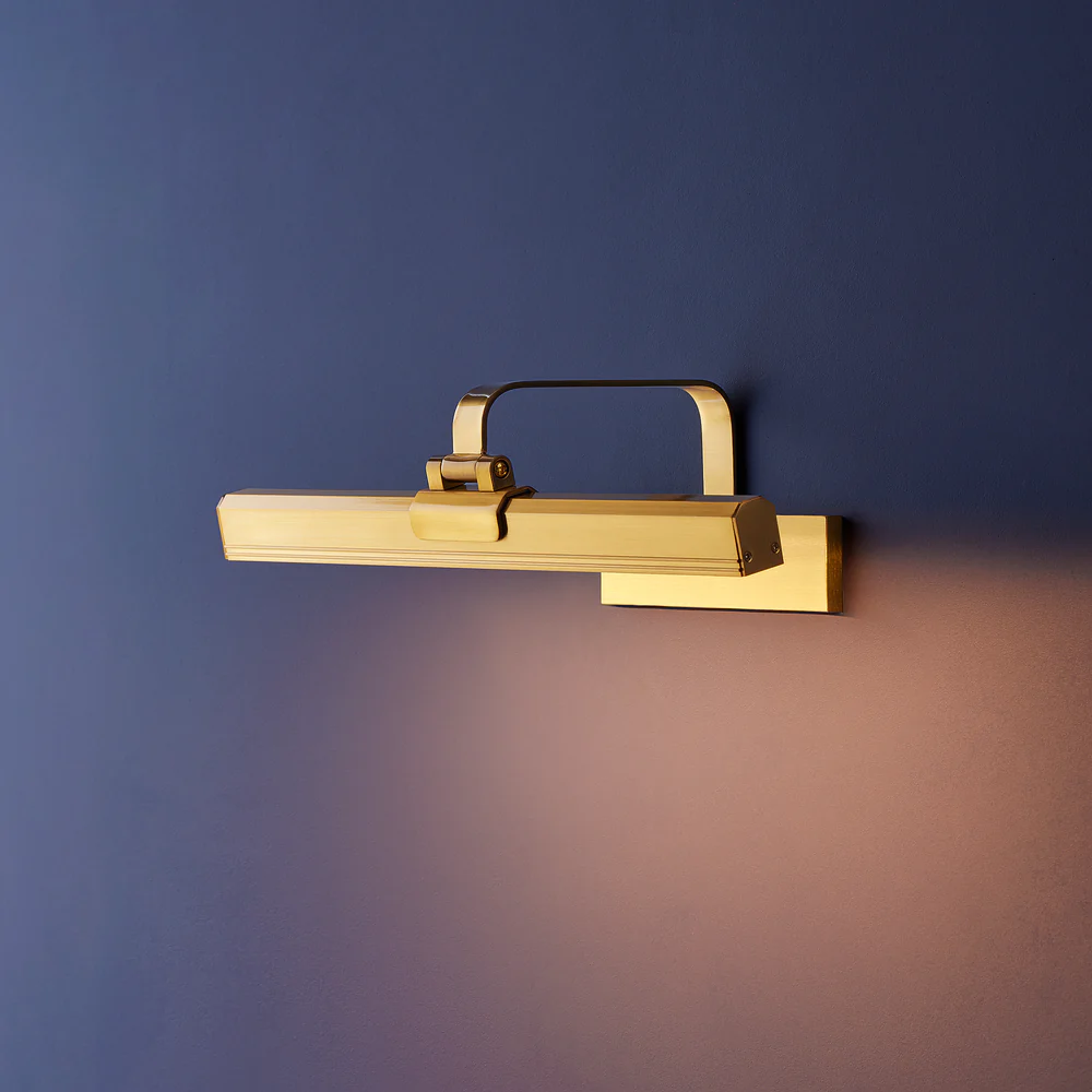 Pooky - Marcel Rechargeable Picture Light - Smaller - Antique Brass Finish