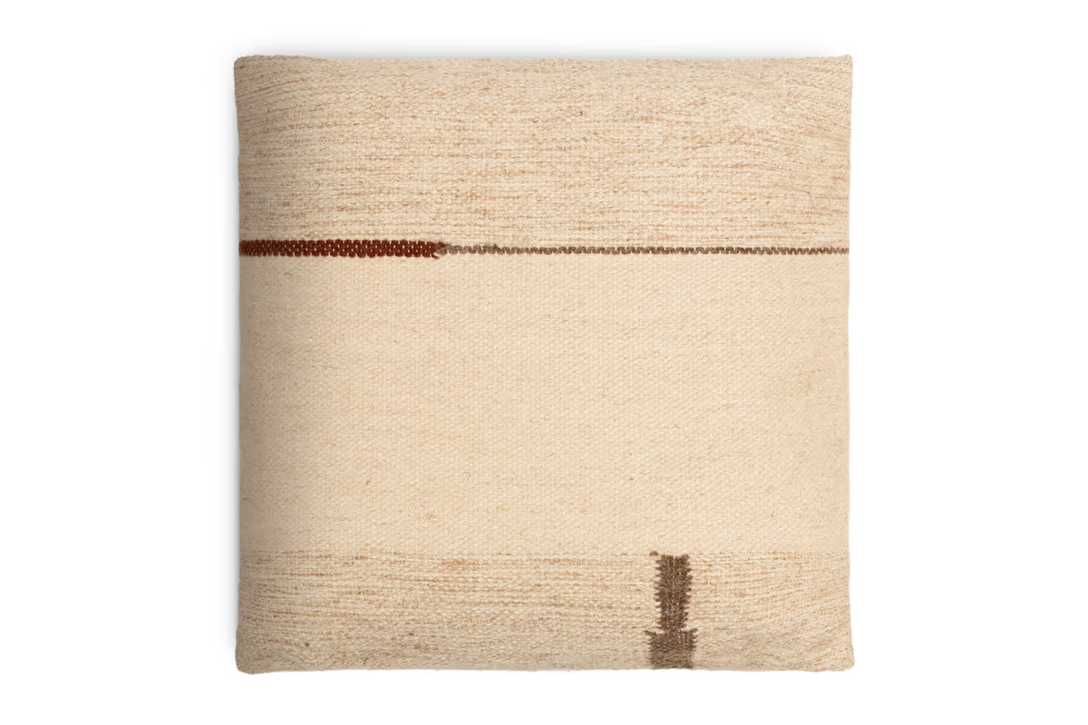 Nkuku - Tamil Wool Cushion Cover - Natural - 50 x 50cm
