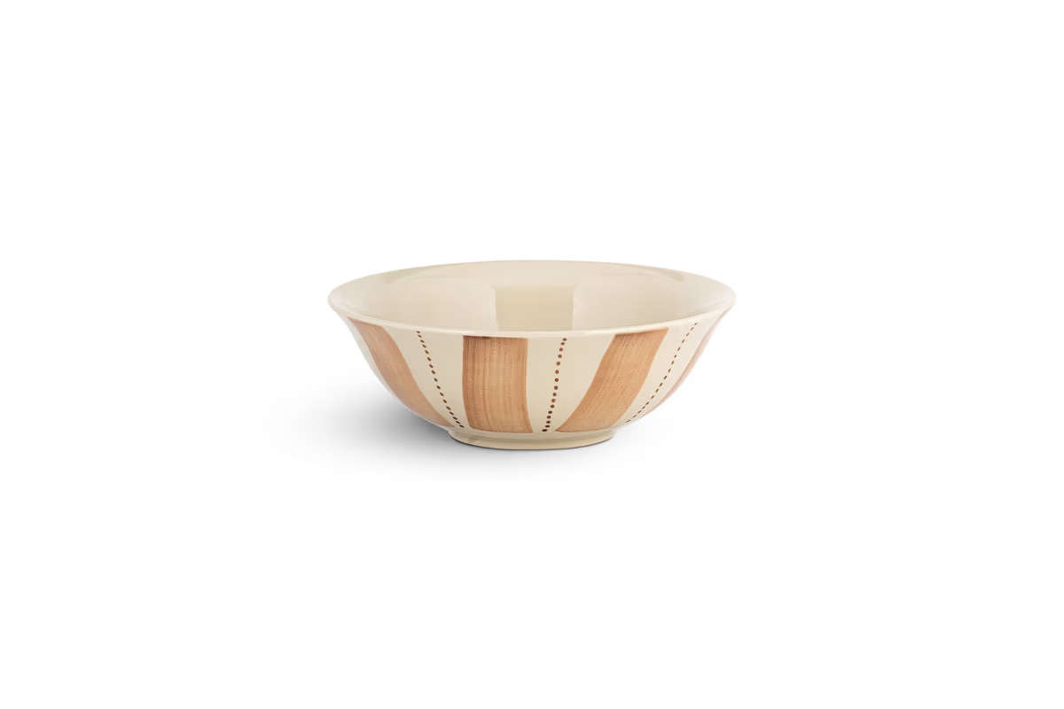 Nkuku - Patthar Dinnerware Set - Cream & Clay - Set of 12