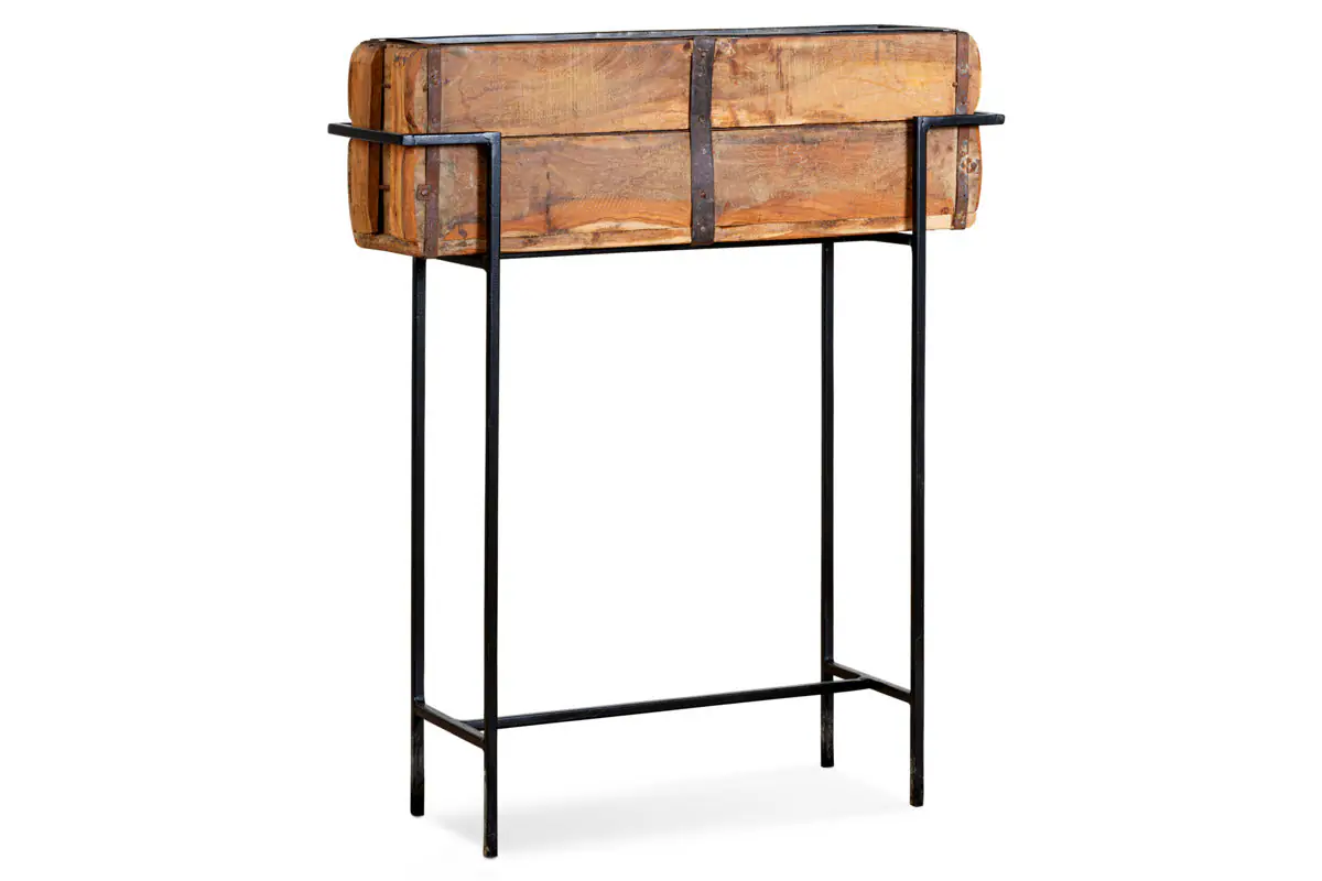 Nkuku - Amazzi Indoor Planter Stand - Natural & Black - Large