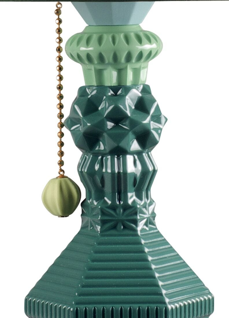 Lladró - Belle de Nuit Table lamp - Green
