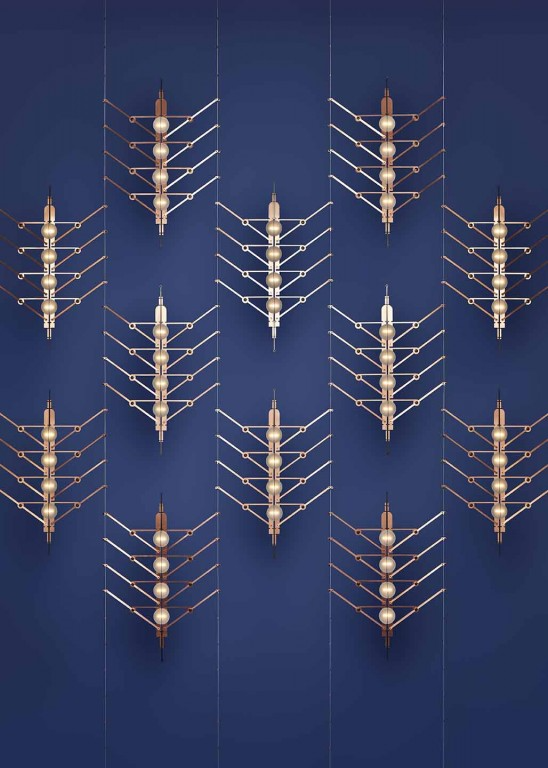 Dcw-Editions - VVV Module Pendant Lamp - Gold Module