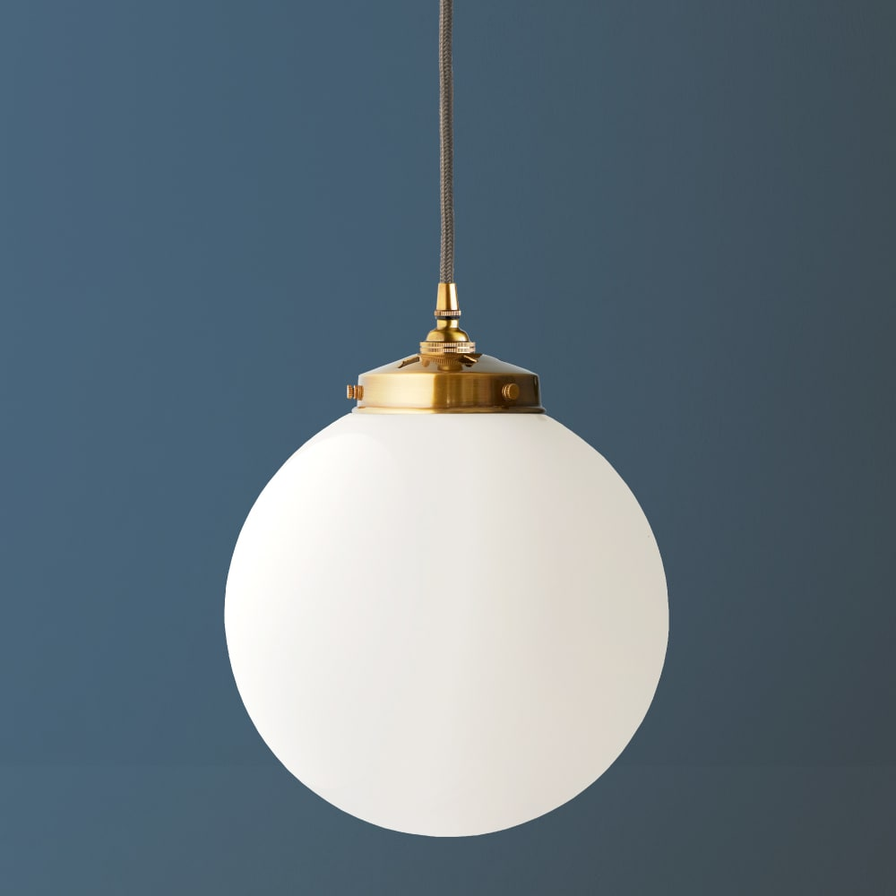 Pooky - Espere Pendant Light Shade - Larger - Opaline Glass