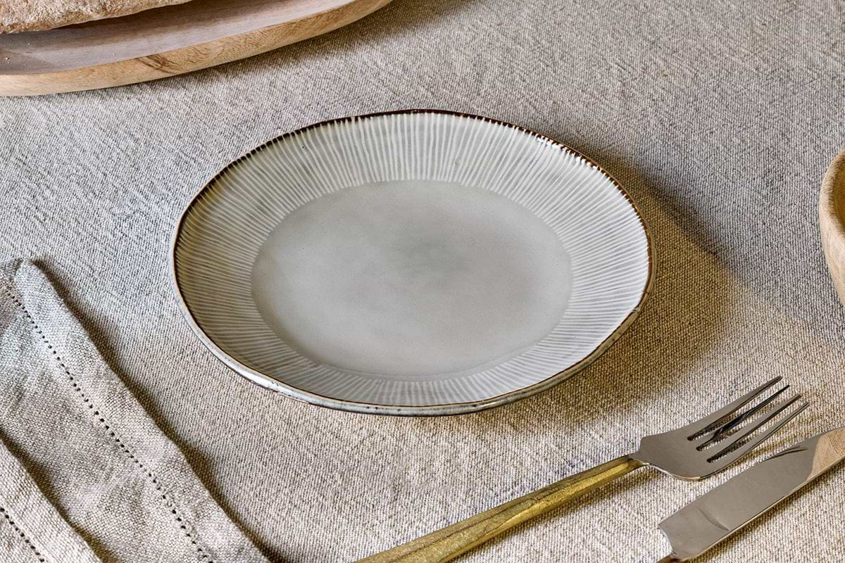 Nkuku - Malia Side Plate - Cream