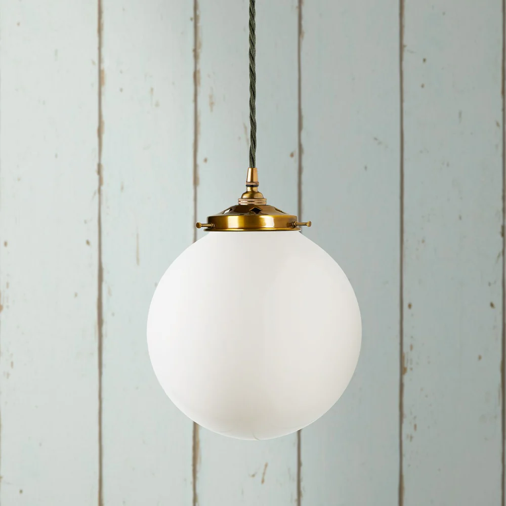 Pooky - Espere Pendant Light Shade - Larger - Opaline Glass