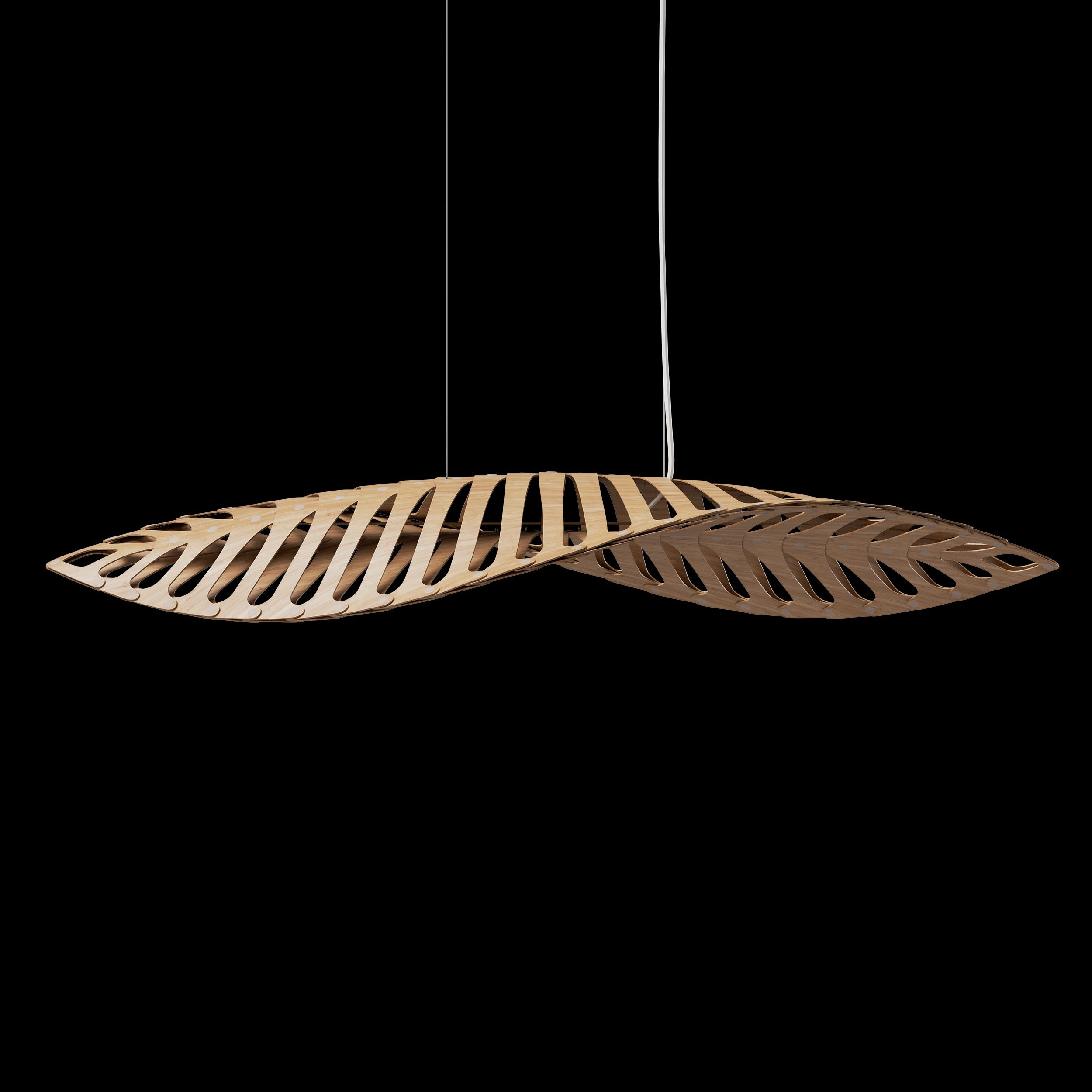 David Trubridge Navicula Pendant Light - Large - Bamboo