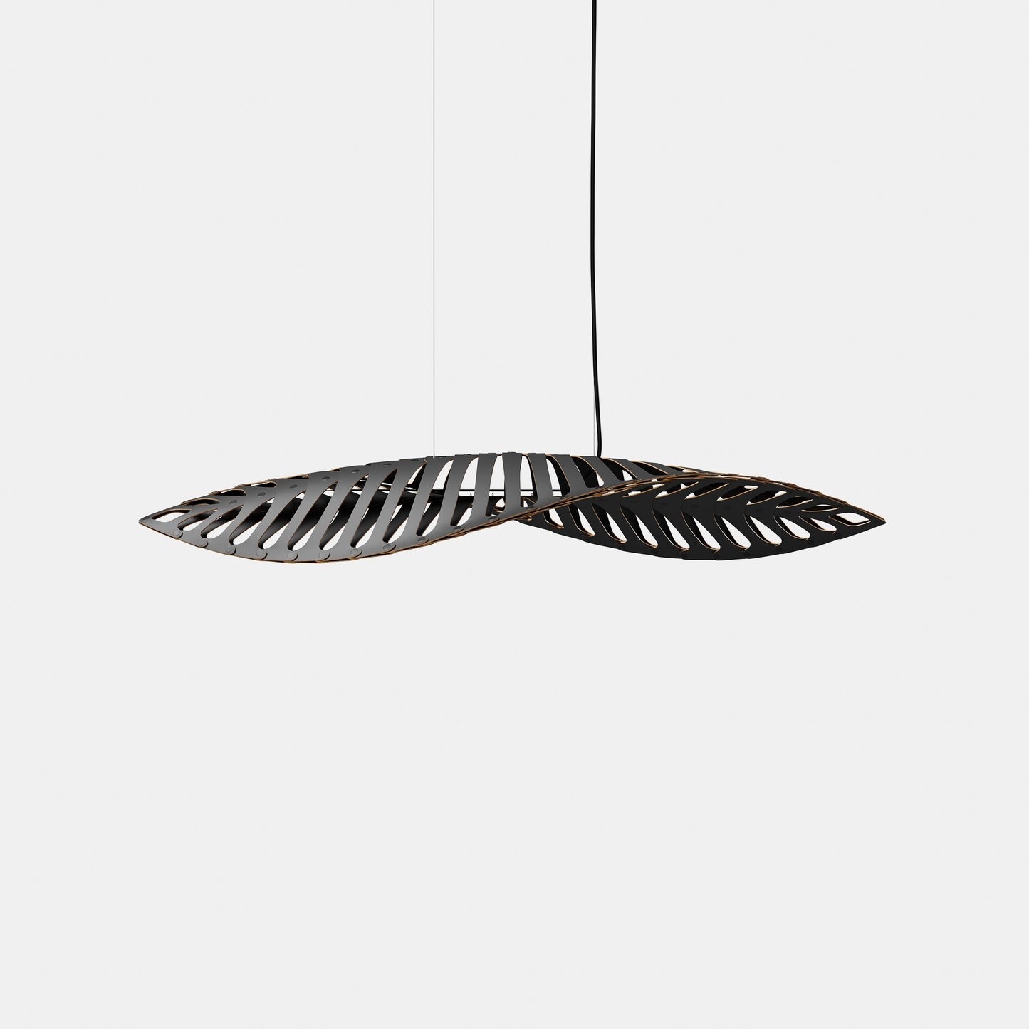 David Trubridge Navicula Pendant Light - Large - Black 2 Sides
