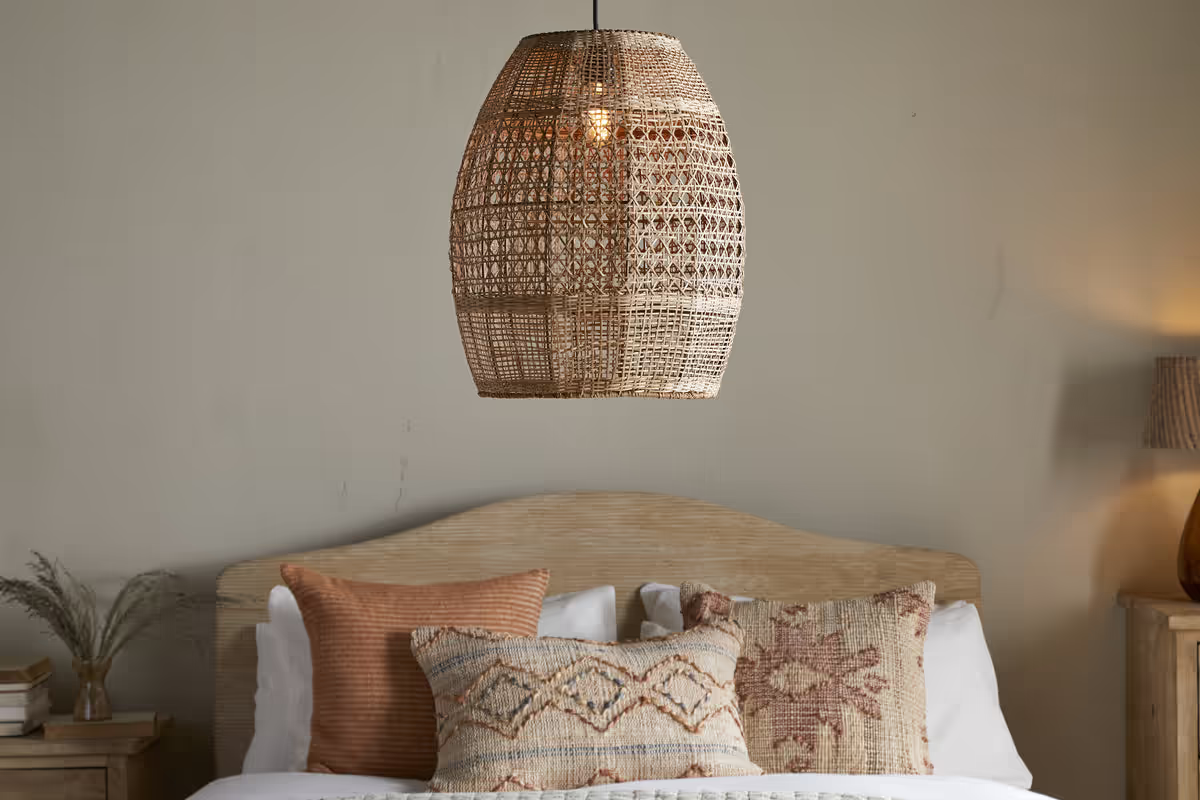 Nkuku - Shawa Rattan Lampshade - Natural