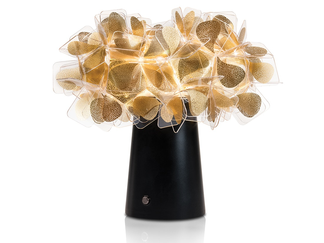 Slamp - Clizia Mama Non Mama Battery Table Lamp - Gold/Black