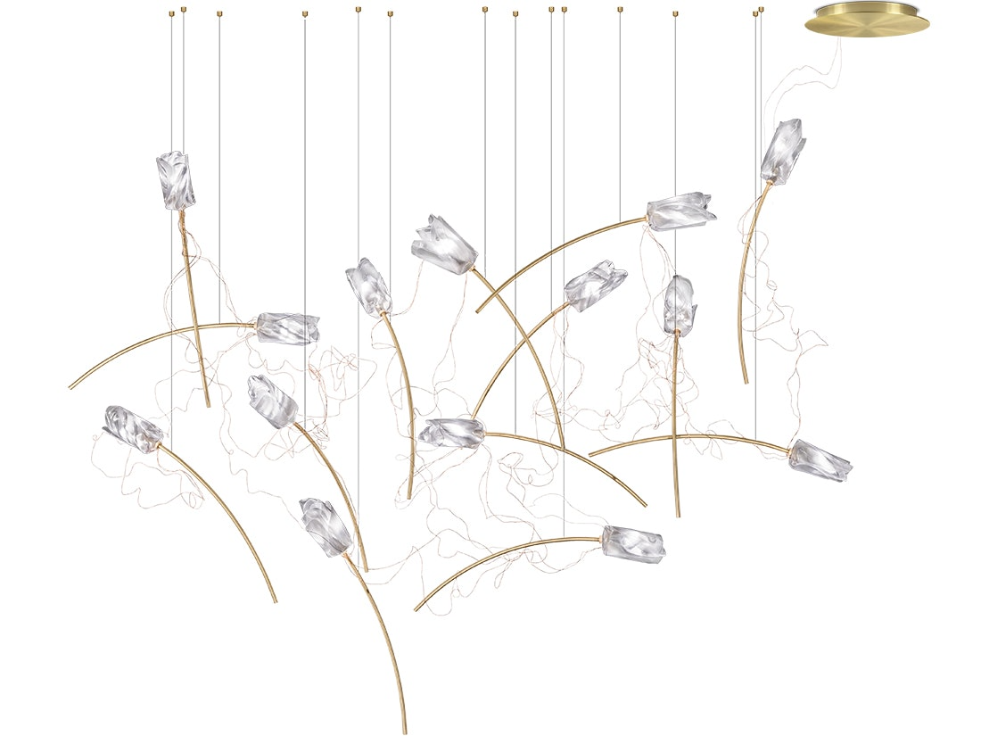 Slamp - Tulip Suspension Lamp - 14 Free Standing - Prisma
