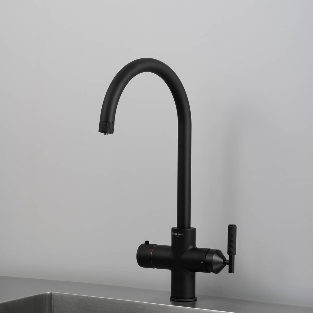 Buster & Punch - UK Kitchen Hot Tap Cross - 4 IN 1 - Welder's Black