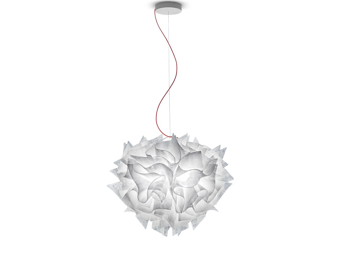 Slamp - Veli Couture Suspension Lamp - Small - Red Wire