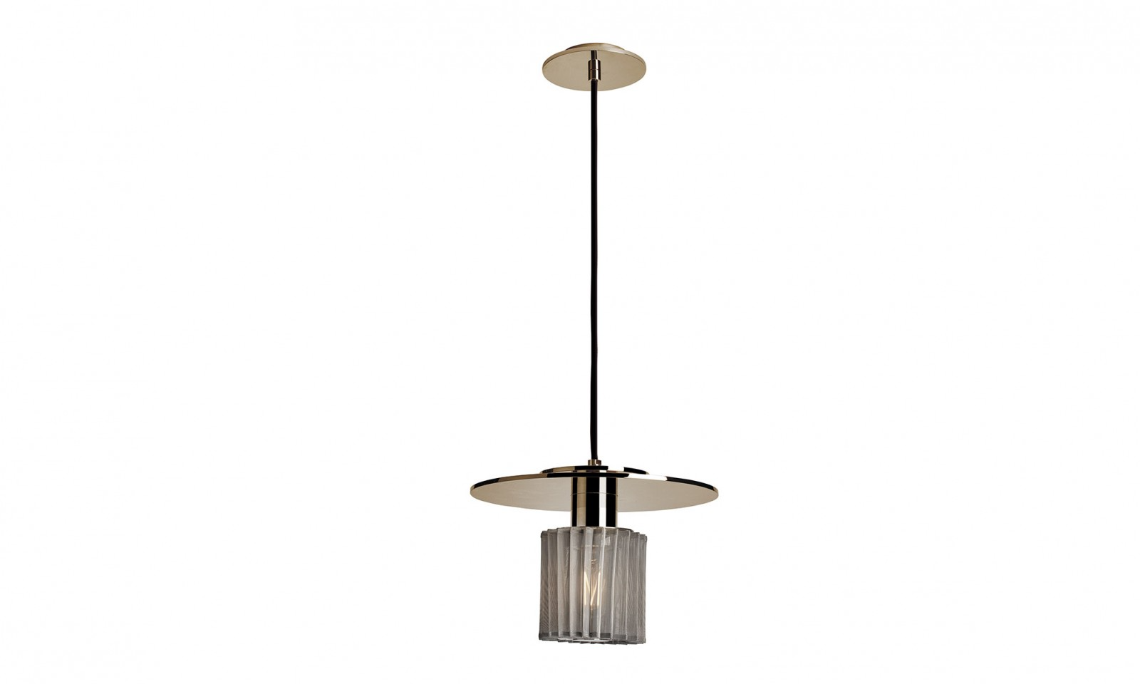 Dcw-Editions - In The Sun Pendant Lamp - Gold - Silver - 270 mm