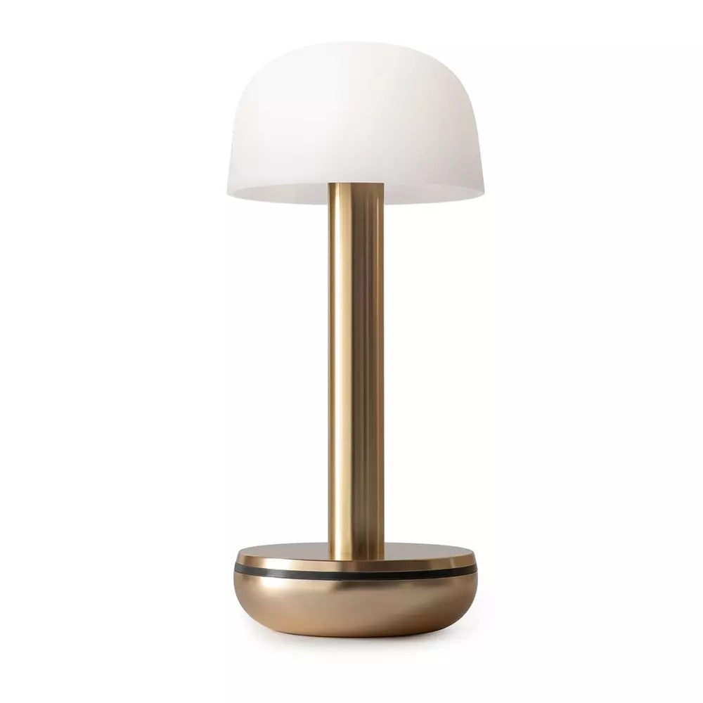 Humble Lights - Two Shade Gold Glass Frosted