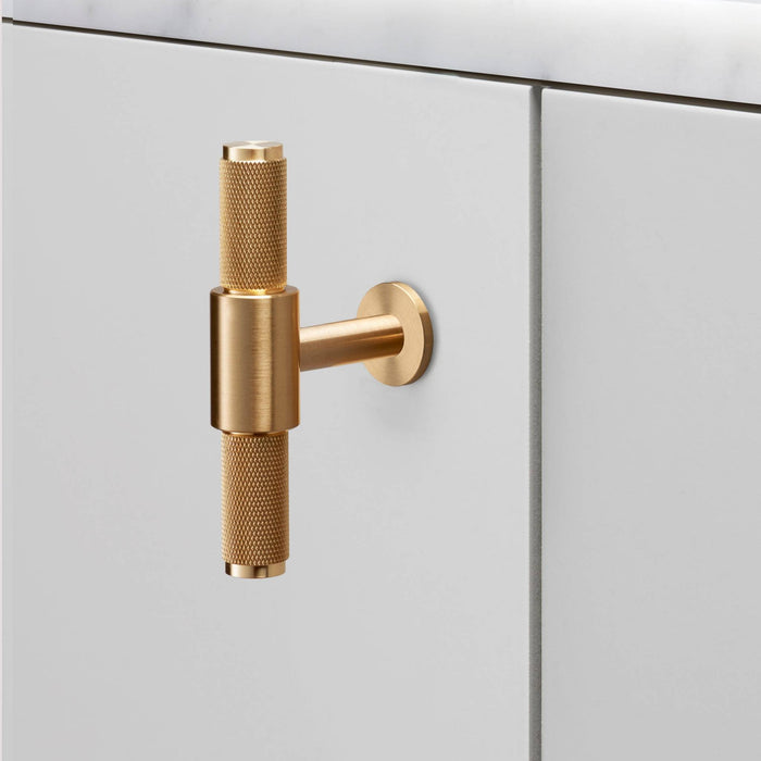 Buster & Punch - T-Bar Cross - Nude - Brass