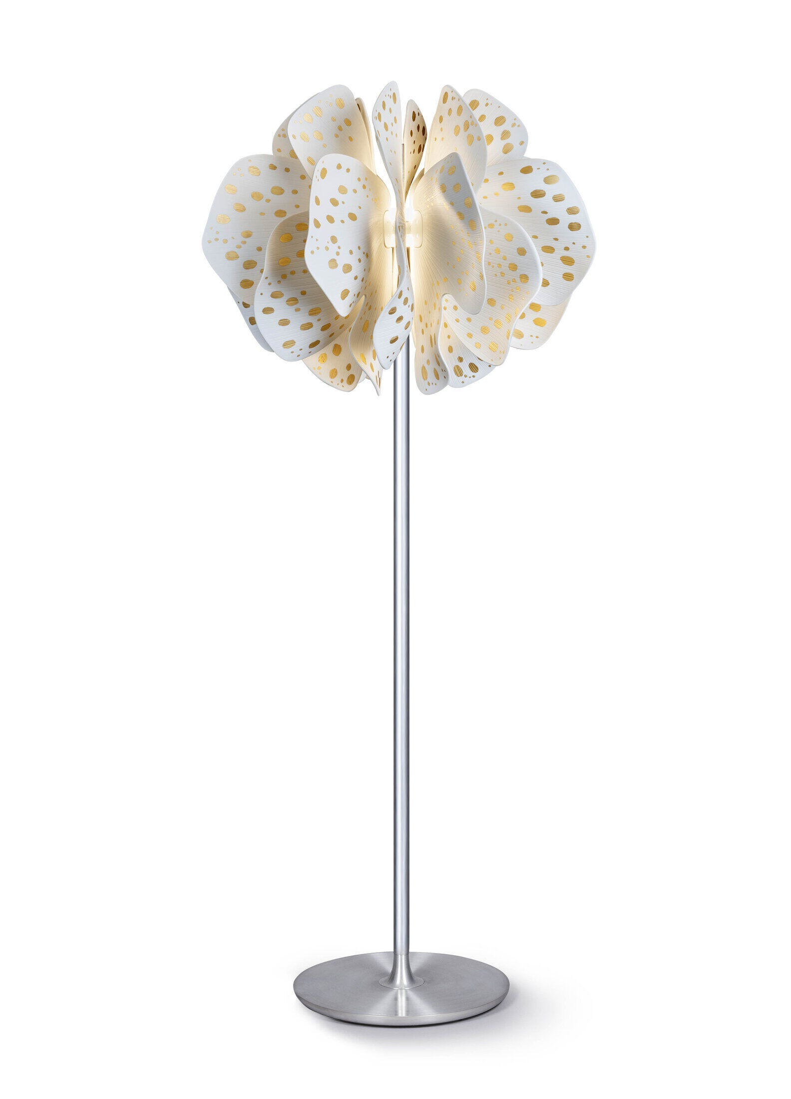 Lladró - Nightbloom Floor Lamp - Golden luster - N170