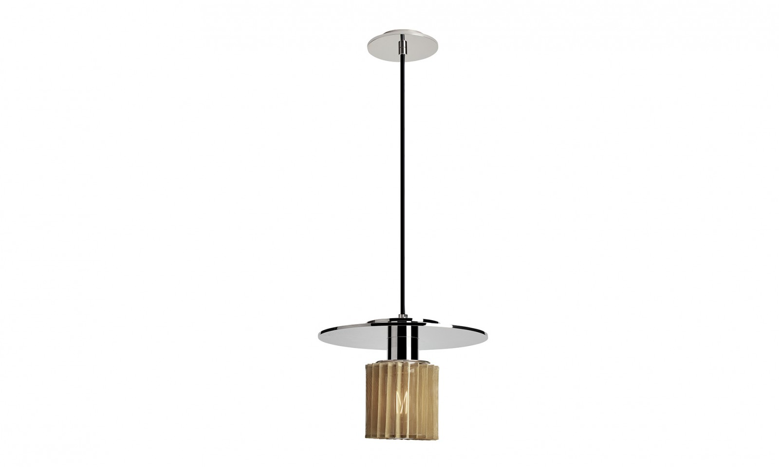 Dcw-Editions - In The Sun Pendant Lamp - Silver - Gold - 270 mm