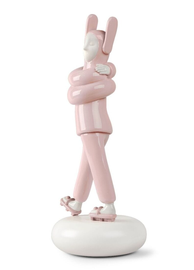 Lladró - Embraced Sculpture - Pink