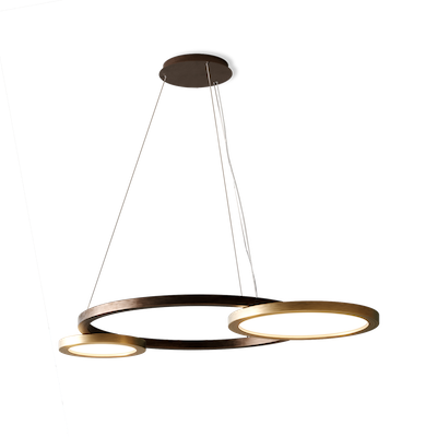 Contardi Lighting Eclisse SO Suspension Lamp - Satin Bronze Canopy