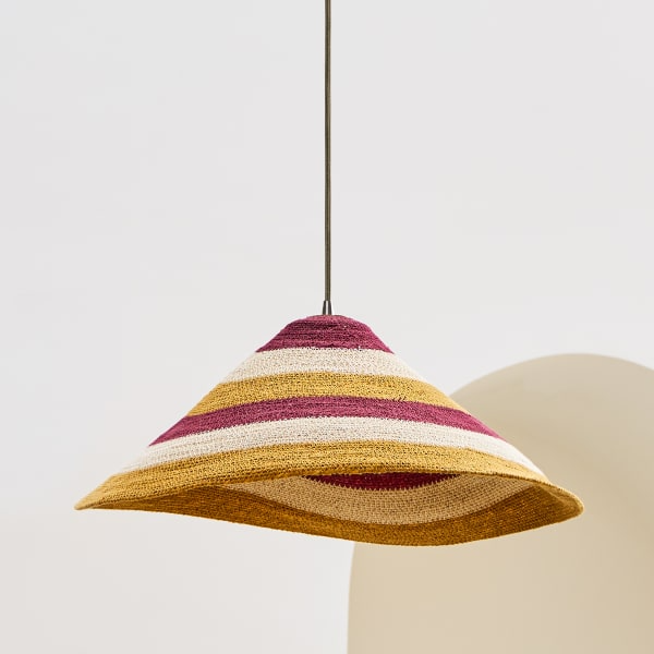 Pooky - Conical Basket Pendant Light Shade - Spices