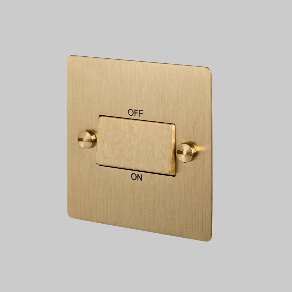 Buster & Punch Fan Isolator Switch - Brass