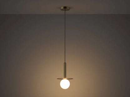 Houseof Brass Plate pendant light