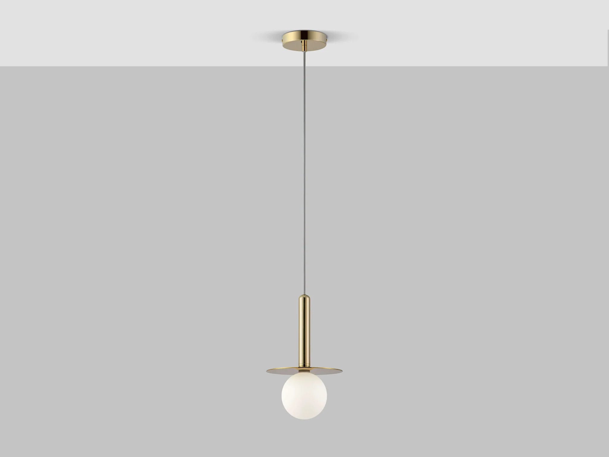 Houseof Brass Plate pendant light