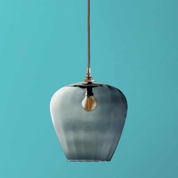 Pooky - Lisboa Pendant Light Shade - Small - Smoke Glass