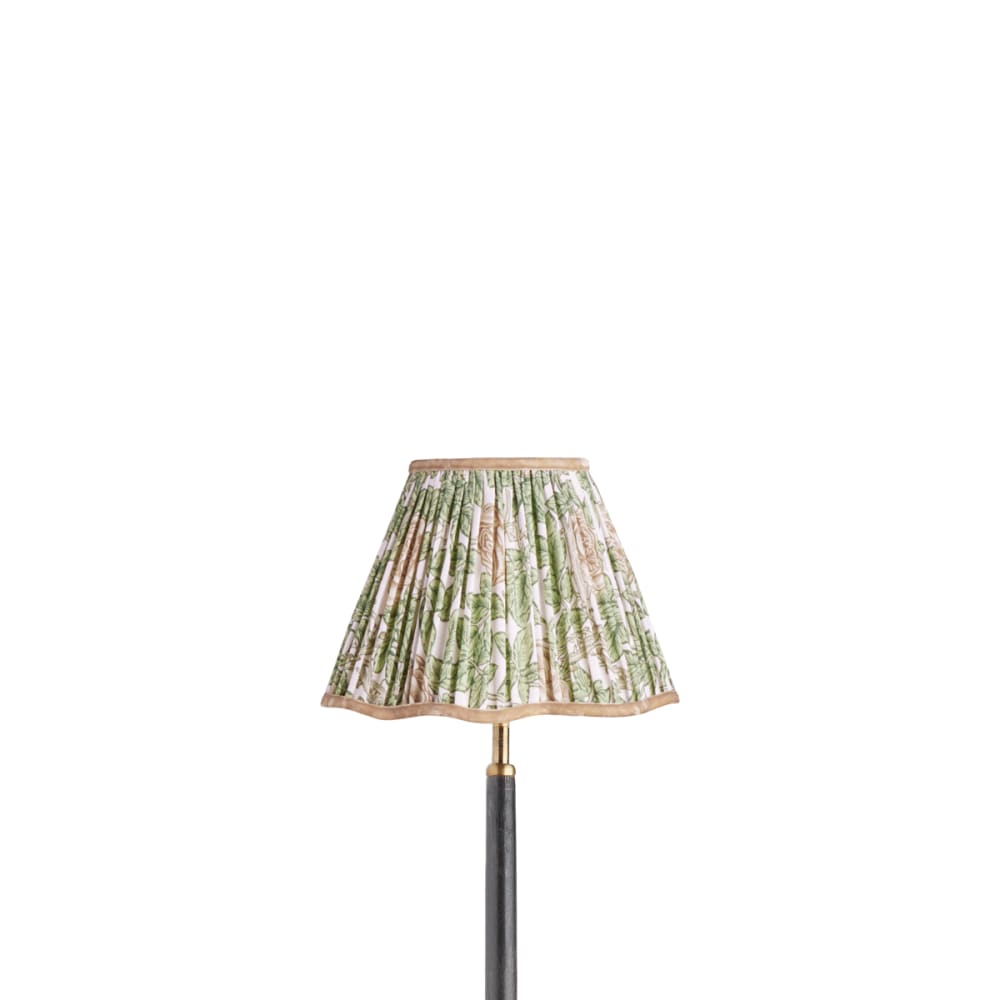 Pooky - 30cm Empire Shade - Indigo Rosehip Linen - Morris & Co
