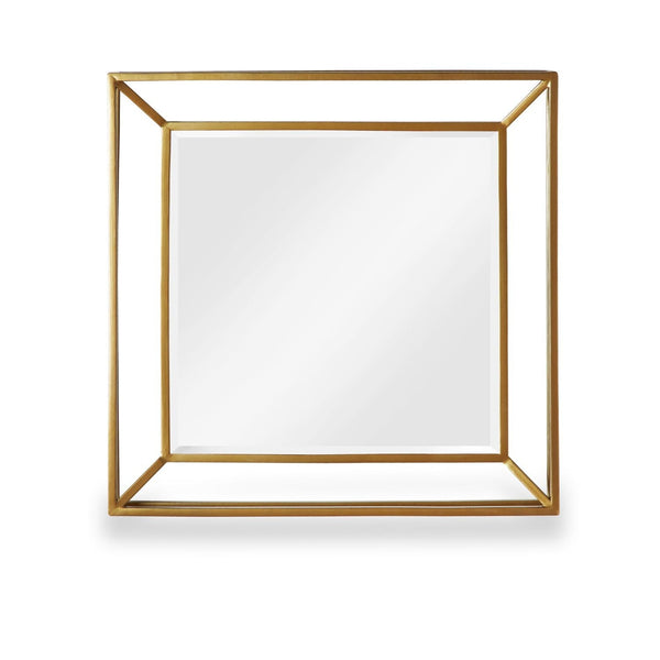 Pooky - Grenada Mirror - Antiqued Brass Finish