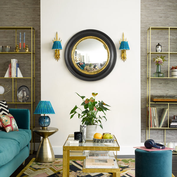 Pooky - Marlon Convex Mirror - Black and Gold