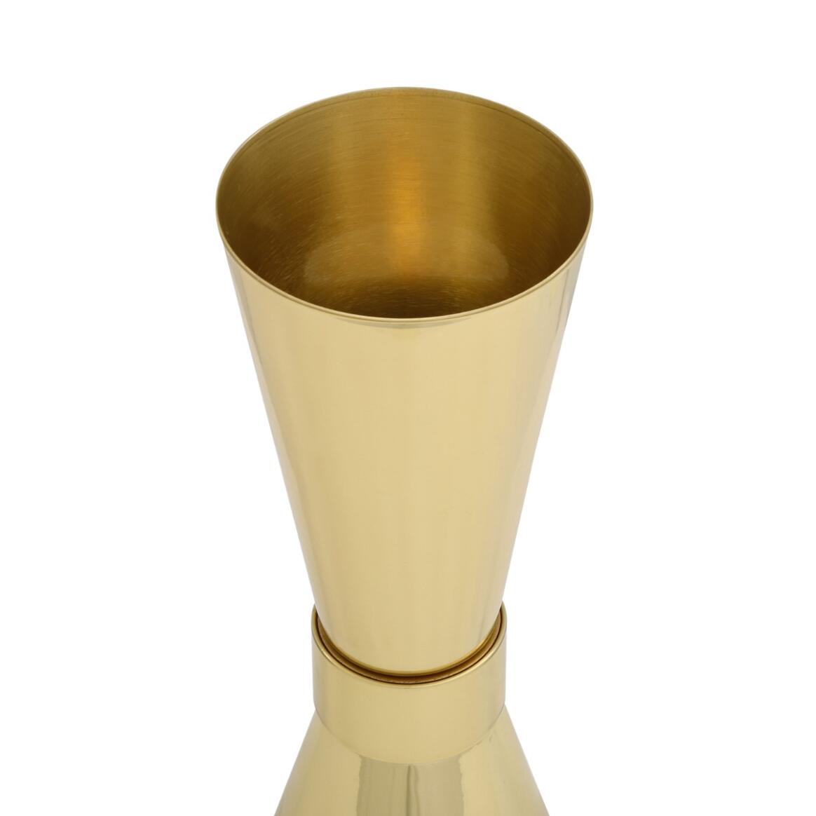 Mullan - Amias Mid-Century Double Brass Cone Wall Light 14cm IP20 - Polished Brass Finish