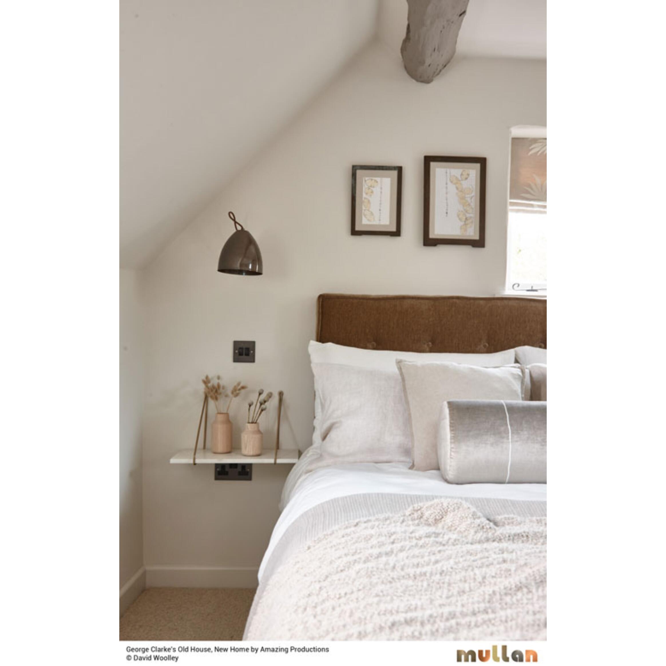 Mullan - Quito Adjustable Cone Wall Light 16cm IP20 - Antique Brass Finish