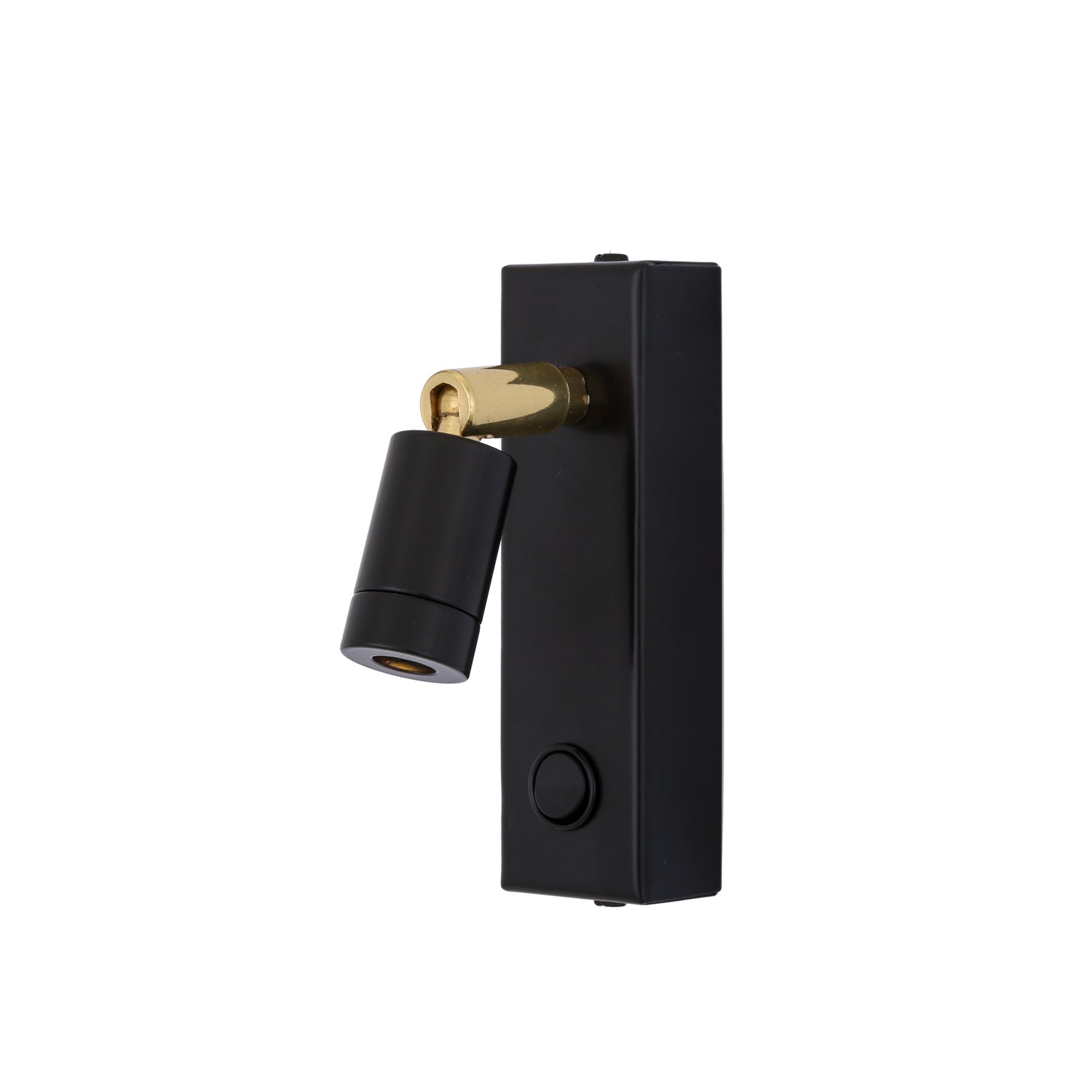 Mullan - Sampio Adjustable Brass Wall Spotlight 14cm IP20 - Powder Coated Matte Black Finish