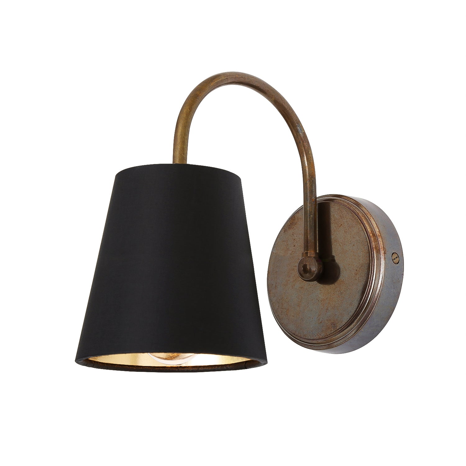 Mullan - Carrick Wall Light 24cm IP20 - Antique Brass Finish