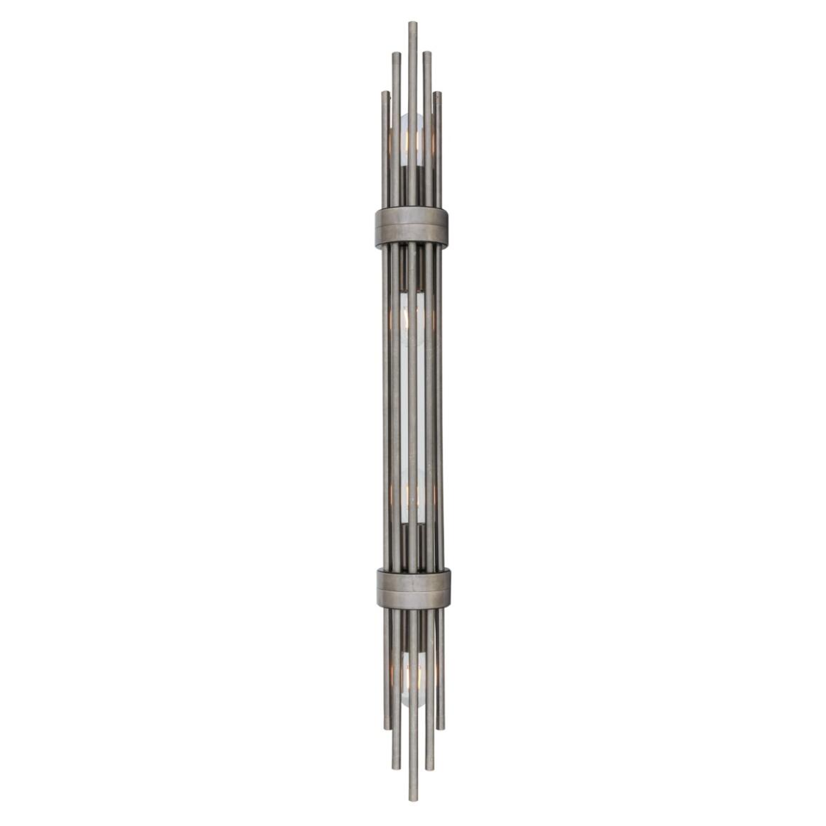 Mullan - Victoria Brass Wall Light - Antique Silver Finish