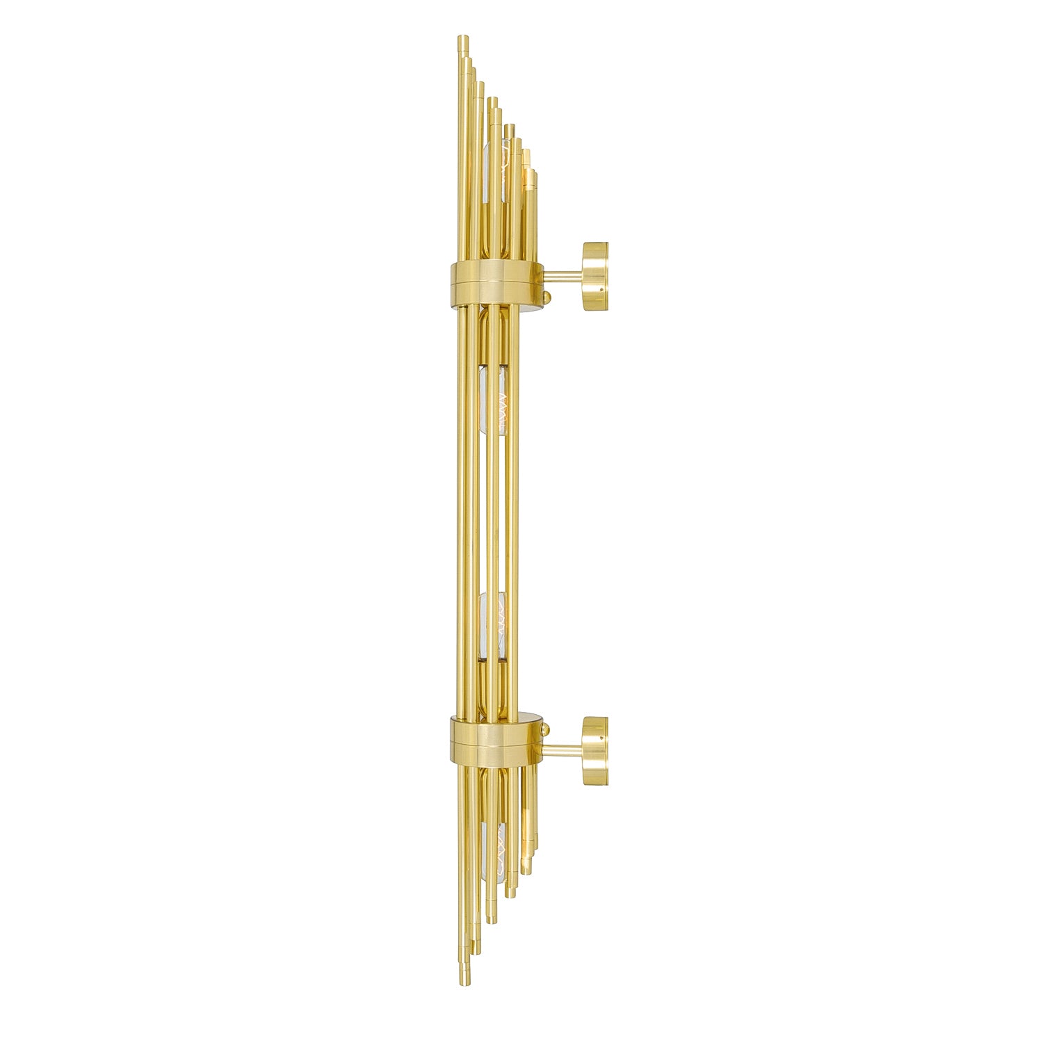 Mullan - Victoria Brass Wall Light - Polished Brass Finish
