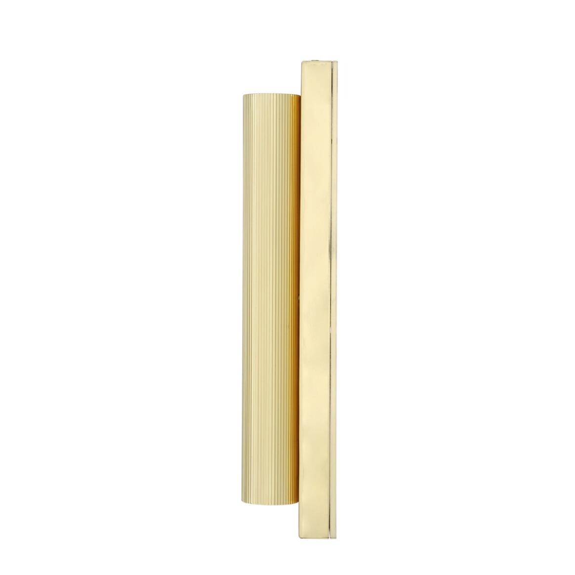 Mullan - Royce Modern Brass Wall Light 40cm IP20 - Polished Brass Finish