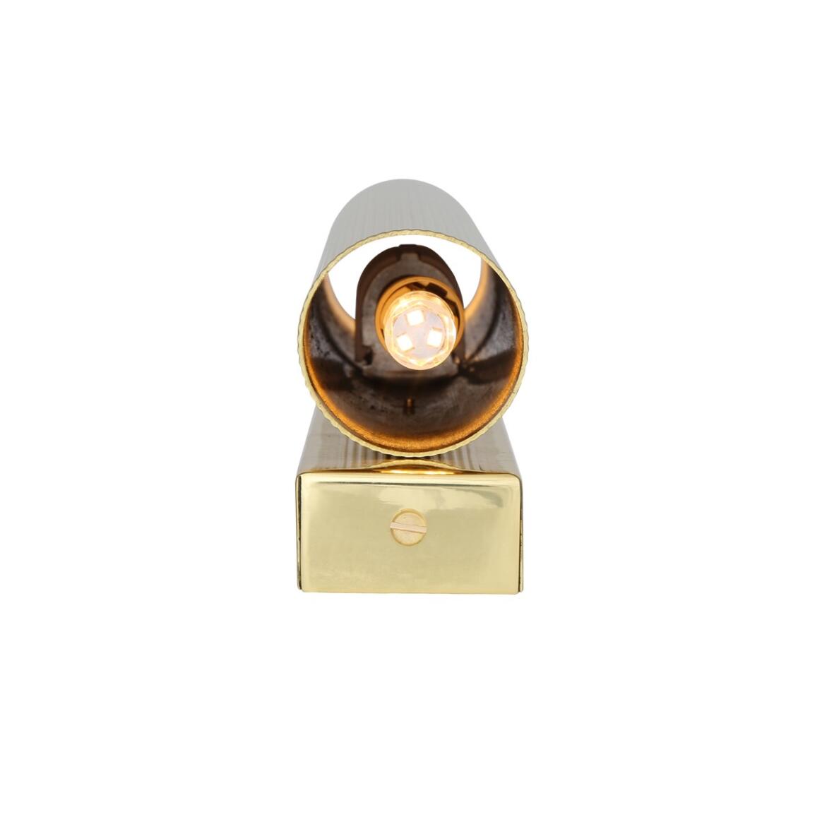 Mullan - Royce Modern Brass Wall Light 40cm IP20 - Polished Brass Finish