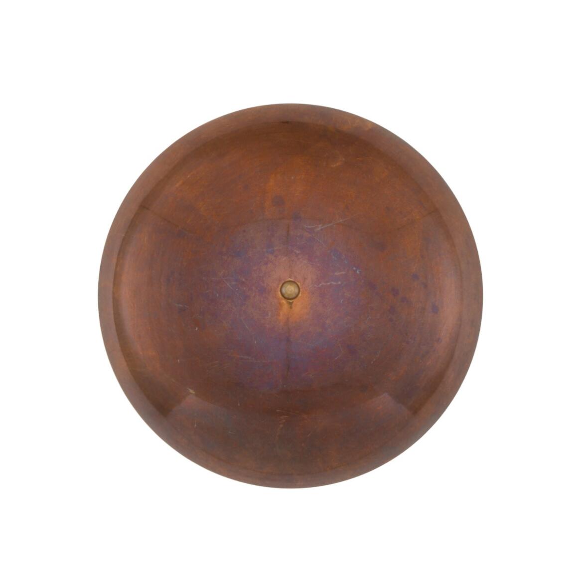 Mullan - Luqa Brass Dish Wall Light 25cm IP20 - Antique Brass Finish