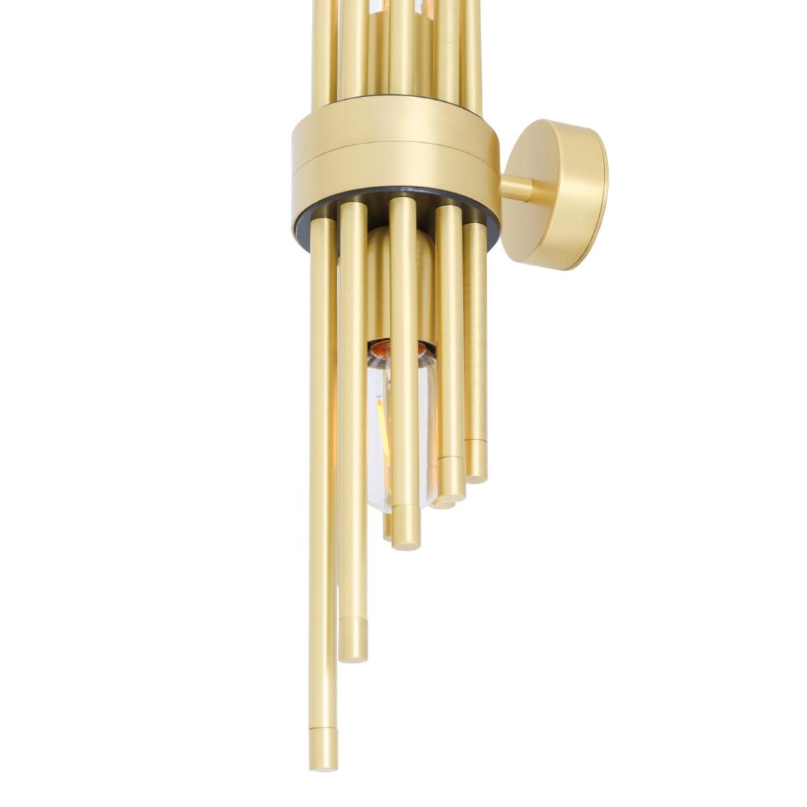 Mullan - Victoria Mini Brass Wall Light - Satin Brass Finish