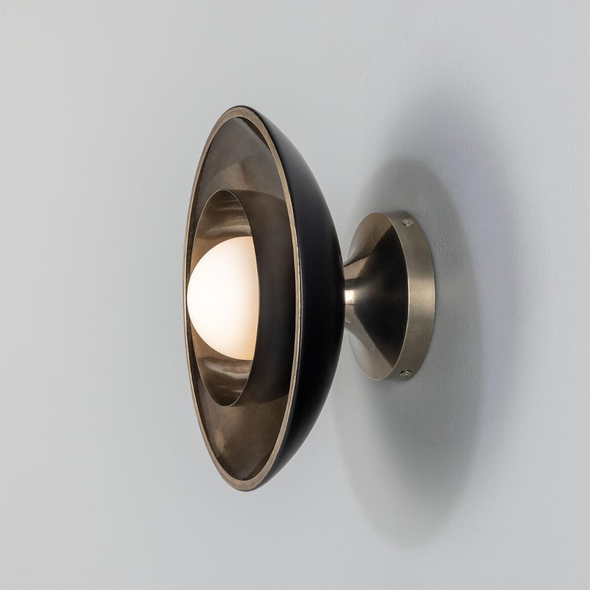 Mullan - Marrakesh Art Deco Wall Light 25cm IP20 - Antique Silver Finish