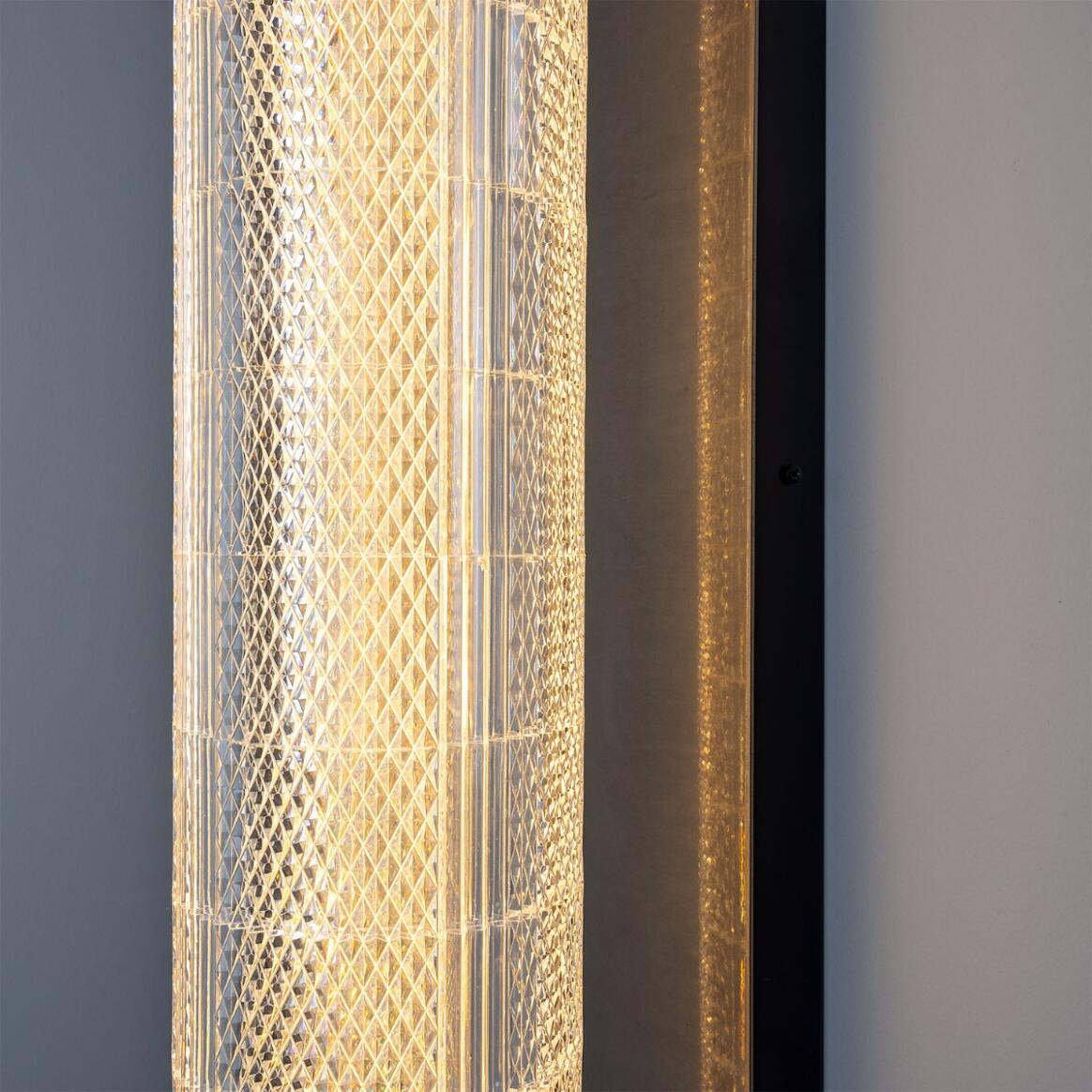 Mullan - Ashford Linear Neo-Victorian Wall Light 80cm IP20 - Antique Silver Finish