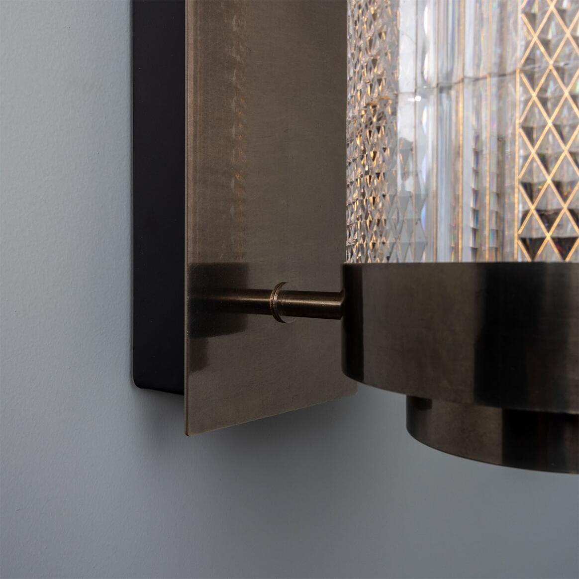 Mullan - Ashford Linear Neo-Victorian Wall Light 80cm IP20 - Antique Silver Finish