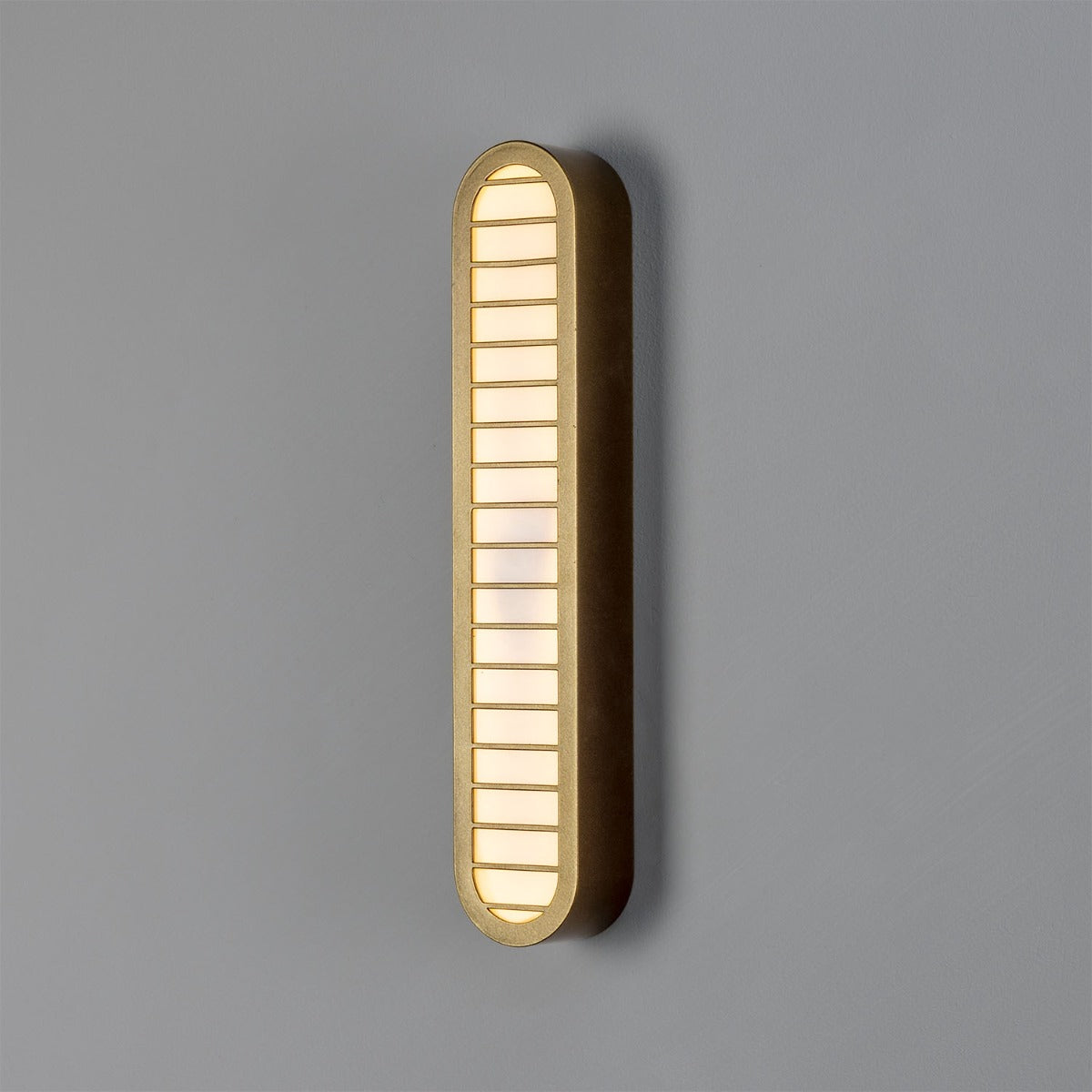 Mullan - Durban LED Vertical Grille Wall Light 40cm IP20 - Powder Coated Bronze Finish