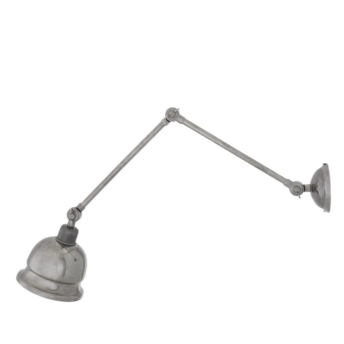 Mullan - Dale Vintage Adjustable Brass Picture Light 15cm IP20 - Antique Silver Finish